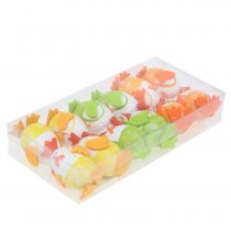 Artículo Huevo pintado como gallo para colgar en la mezcla 7,5cm 12pzs