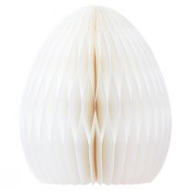 Artículo Huevo de panal de papel decorativo de Pascua para colocar crema de panal Al 30 cm