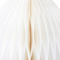 Artículo Huevo de panal de papel decorativo de Pascua para colocar crema de panal Al 30 cm