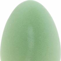 Huevo de Pascua verde pastel H25cm Decoración de Pascua Huevo de decoración flocado