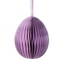 Artículo Huevos de Pascua para colgar, decoración de huevos de panal de abeja, coloridos, 8 cm, 6 piezas