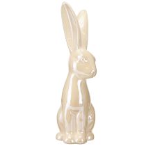 Artículo Conejito de Pascua de Cerámica en Beige Conejito de Cerámica Grande H49.5cm