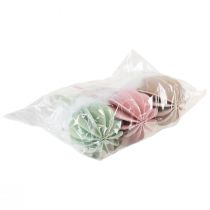 Artículo Decoración de mesa conejito de Pascua conejito de madera de color 5,5×15cm 3 piezas