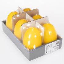 Artículo Vela de huevo de Pascua para decoración de Pascua en el salón, atractiva y perfecta para Pascua, 9cm, 20h, 6 piezas