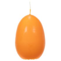 Artículo Vela en forma de huevo para decoración de Pascua, ambiente de Pascua perfecto en la casa, 9cm, 20h, 6 piezas