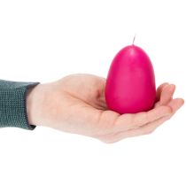Artículo Vela de huevo primaveral como decoración ideal de mesa Decoración de Pascua e ideas de regalo 9cm 20h 6uds