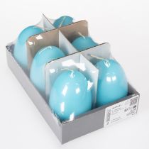 Artículo Vela de huevo de Pascua - Idea de diseño festivo para una alegre celebración de Pascua - 9 cm - 20 h - 6 piezas