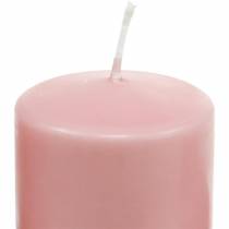 Vela pilar PURE 130/60 vela decorativa rosa cera natural