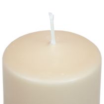 Artículo Vela de pilar PURE Velas Wenzel beige Marrón claro 90/70 mm