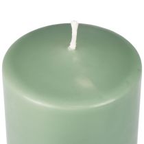 Vela de pilar PURE velas Wenzel verde esmeralda 130/60mm