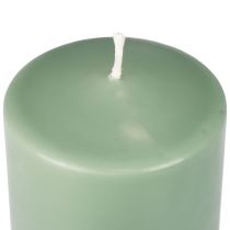 Artículo Vela de pilar PURE velas Wenzel verde esmeralda 130/60mm