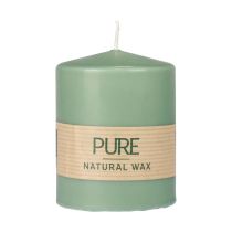 Vela de pilar PURE velas Wenzel verde esmeralda 90/70mm