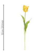 Artículo Tulipanes artificiales para una elegante decoración de salón y ocasiones primaverales, 53 cm