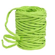 Cordón de papel 6mm 23m verde manzana
