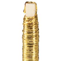 Artículo Hilo de papel envuelto Ø0.8mm 22m oro