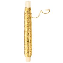 Artículo Hilo de papel envuelto Ø0.8mm 22m oro