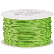 Artículo Cordón de papel recubierto de alambre Ø2mm 100m verde manzana