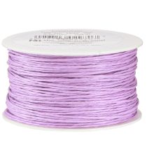 Artículo Cordón de papel envuelto en alambre Ø2mm 100m lavanda