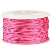 Artículo Cordón de papel envuelto en alambre Ø2mm 100m rosa