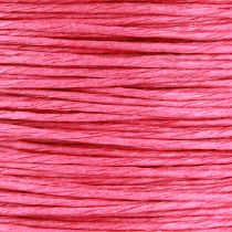 Artículo Cordón de papel envuelto en alambre Ø2mm 100m rosa