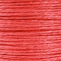 Artículo Cordón de papel envuelto en alambre Ø2mm 100m rojo