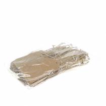 Artículo Etiqueta de regalo cartel de papel 9,5/8cm 100 uds.