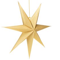 Artículo Luces de estrellas navideñas, decoración de estrellas de papel, diseño festivo y elegante.
