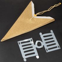 Artículo Luces de estrellas navideñas, decoración de estrellas de papel, diseño festivo y elegante.