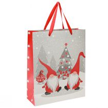 Artículo Bolsas de regalo, bolsas de papel, diseño de elfo, 26×10×32cm, 2 unidades