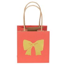 Artículo Bolsas de regalo de papel con motivo de cinta, 12 cm, 8 unidades