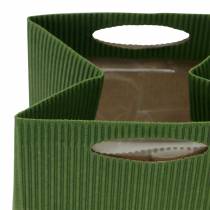 Artículo Bolsa de papel macetero macetero verde mix 10,5cm 12 piezas