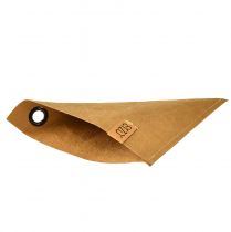 Artículo Bolsa de papel para flores bolso de flores aspecto cuero 10x20cm