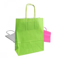 Bolsa de papel bolsa de regalo papel de colores 18×22×8cm 30p
