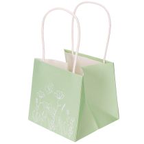 Artículo Bolsa de regalo con diseño floral, bolsa de regalo pequeña para ocasiones especiales, 12 cm, 12 piezas