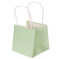Artículo Bolsa de regalo con diseño floral, bolsa de regalo pequeña para ocasiones especiales, 12 cm, 12 piezas