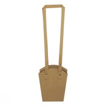Artículo Bolsas de papel asa macetero papel natural 11,5×11,5×18,5cm 8 uds
