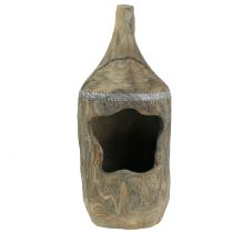 Artículo Escultura decorativa madera de paulonia Ø15cm H39cm