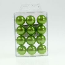 Artículo Cuentas decorativas Ø2cm verde manzana 12 piezas