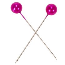Artículo Alfileres Cabeza De Perla Rosa Ø10mm 60mm
