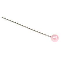 Artículo Agujas cabeza perla rosa Ø4mm 4cm 150uds