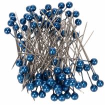 Artículo Agujas cabeza de perla Ø6mm 65mm azul