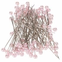 Artículo Alfileres Cabeza De Perla Ø6mm 65mm Rosa