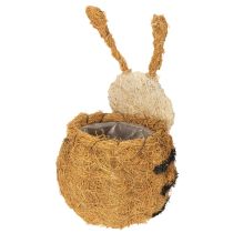 Artículo Maceta con forma de abeja como cesta decorativa para plantas para un diseño interior divertido, primavera y verano, 24 cm, 2 piezas