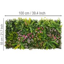Artículo Pared vegetal artificial de 100 x 55 cm, vegetación vertical.
