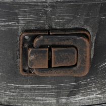 Artículo Maceta, bandeja decorativa para hornear, molde desmontable para plantar, decoración de metal Ø24cm H7.5cm