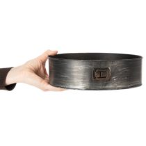 Artículo Maceta, bandeja decorativa para hornear, molde desmontable para plantar, decoración de metal Ø24cm H7.5cm