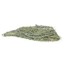 Artículo Cuenco con forma de corazón hecho de hierba natural con lámina para plantar, 38 cm.