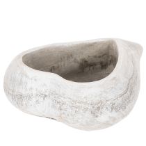 Artículo Bol decorativo en forma de corazón, gris; maceta pequeña en forma de corazón, 19 cm.
