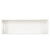 Artículo Bandeja rectangular con asas para almacenamiento y decoración de mesa, 32 cm.