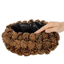 Artículo Maceta redonda con forma de piña, 30 cm